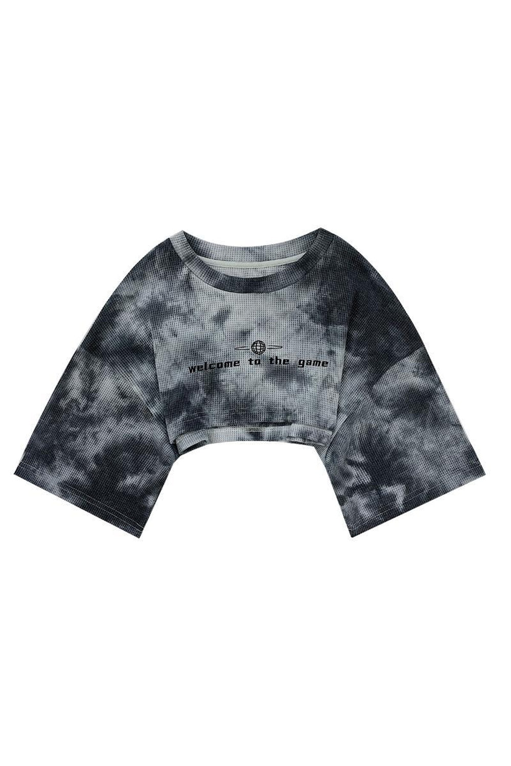 Y2k Aesthetic Tie Dye Crop Sweatshirt