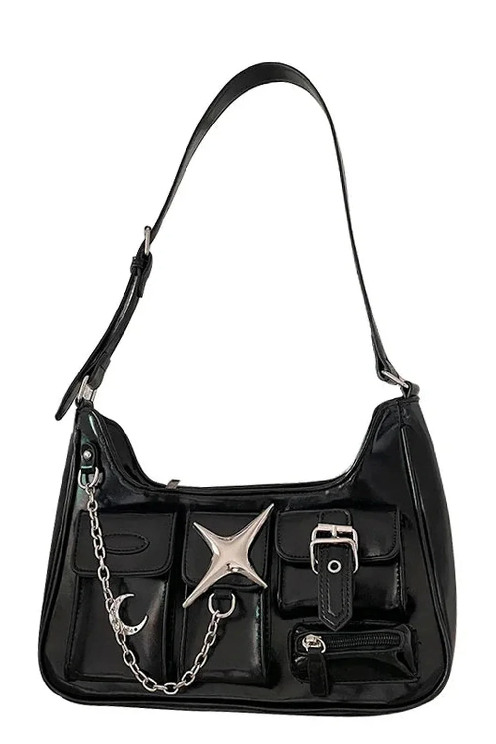 Y2k Black Chain Handbag