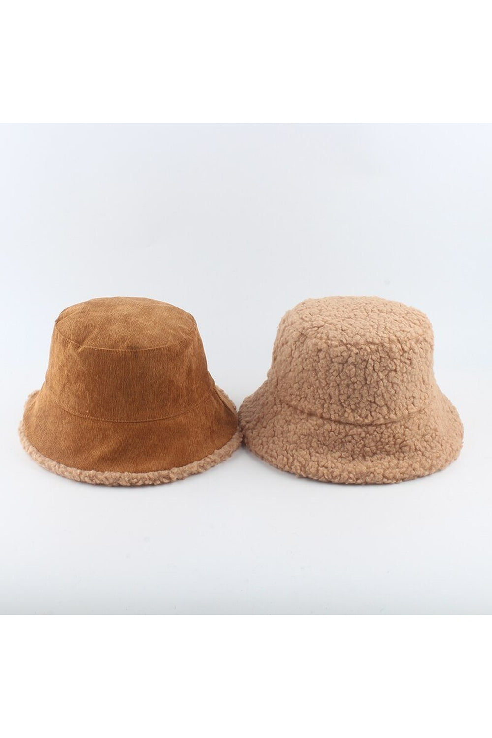 Y2k Faux Fur Bucket Hat