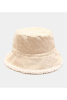 Y2k Faux Fur Bucket Hat