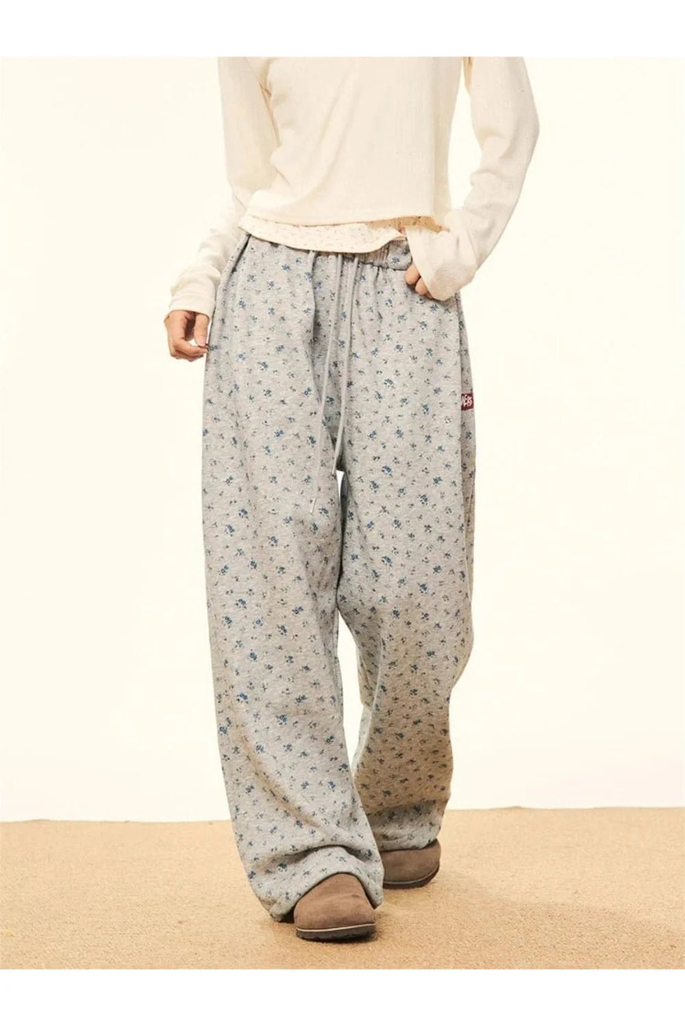 Y2K Floral Sweatpants