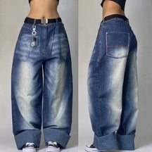 Y2K Oversized Pocket Jeans