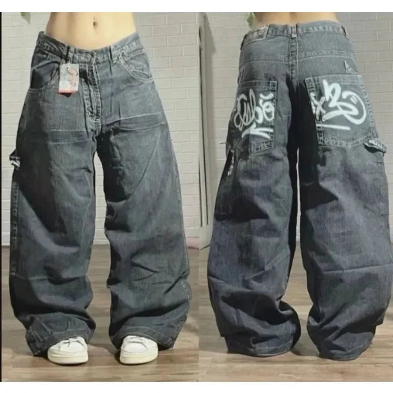 Y2K Oversized Pocket Jeans