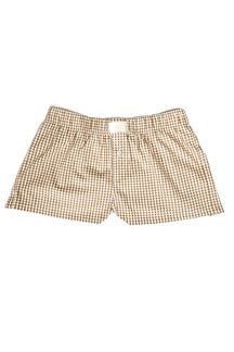 Y2K Plaid Pajama Shorts