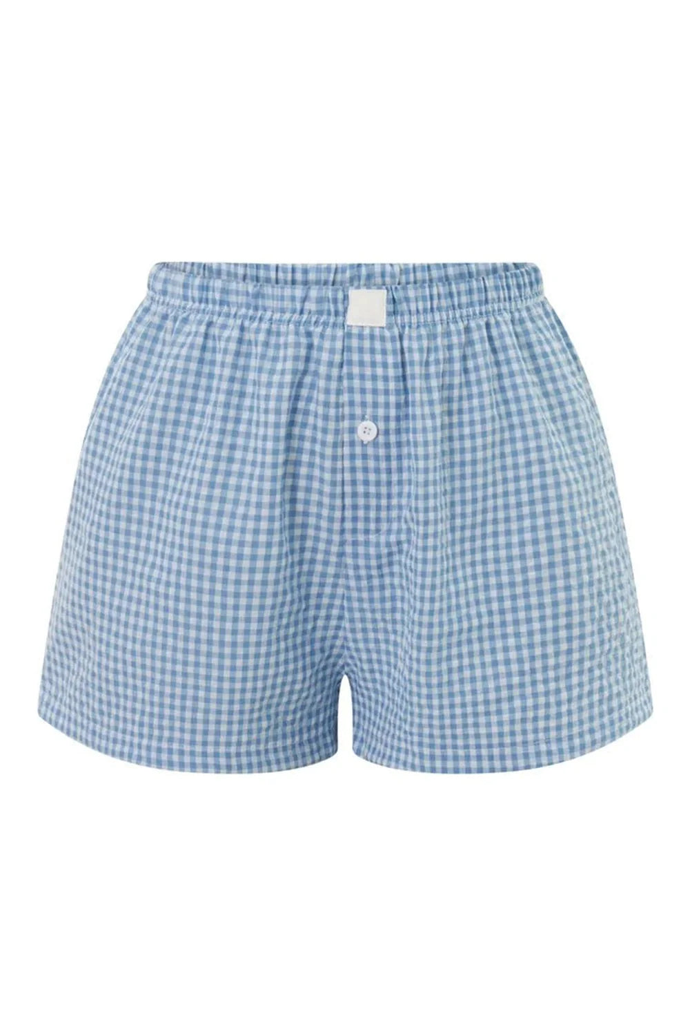 Y2K Plaid Pajama Shorts