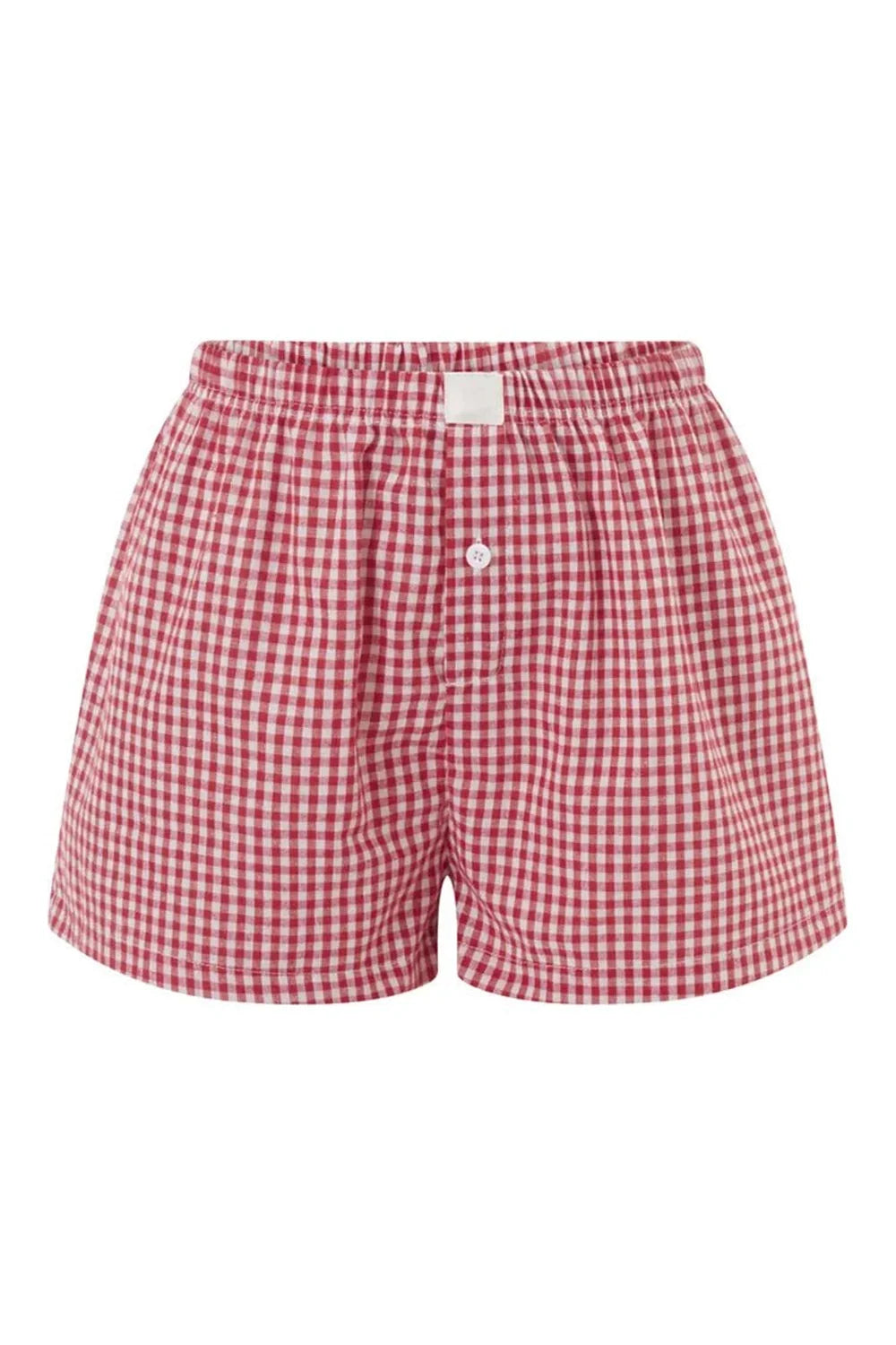 Y2K Plaid Pajama Shorts