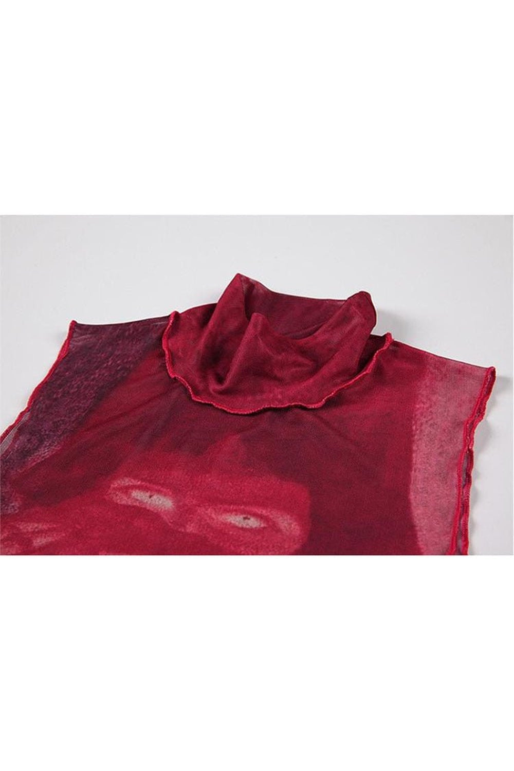 Y2K Red Sleeveless Top