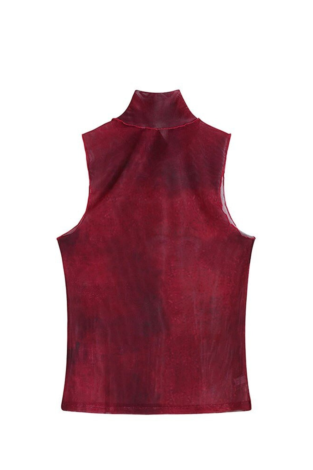 Y2K Red Sleeveless Top