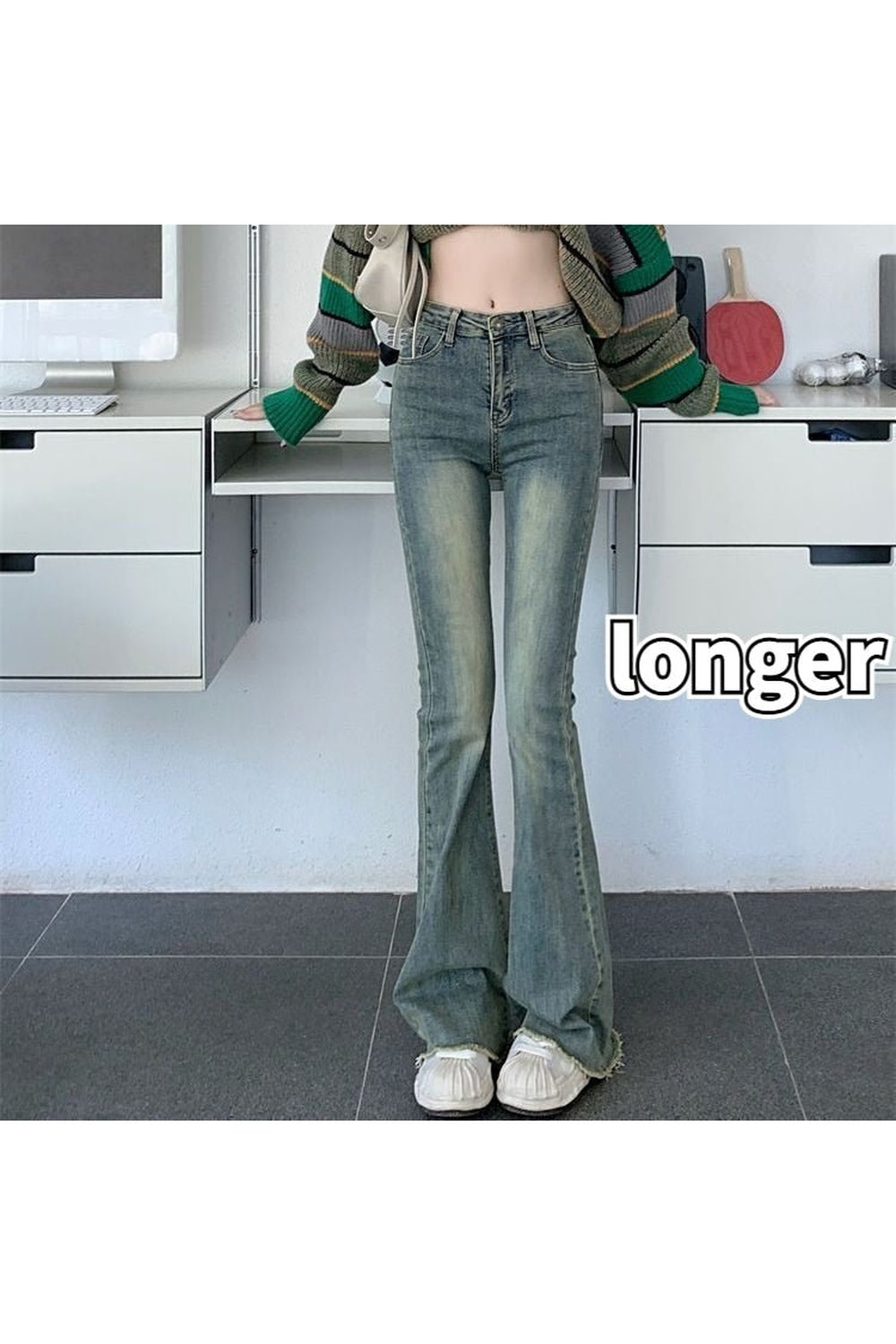 Y2K Skinny Flare Jeans