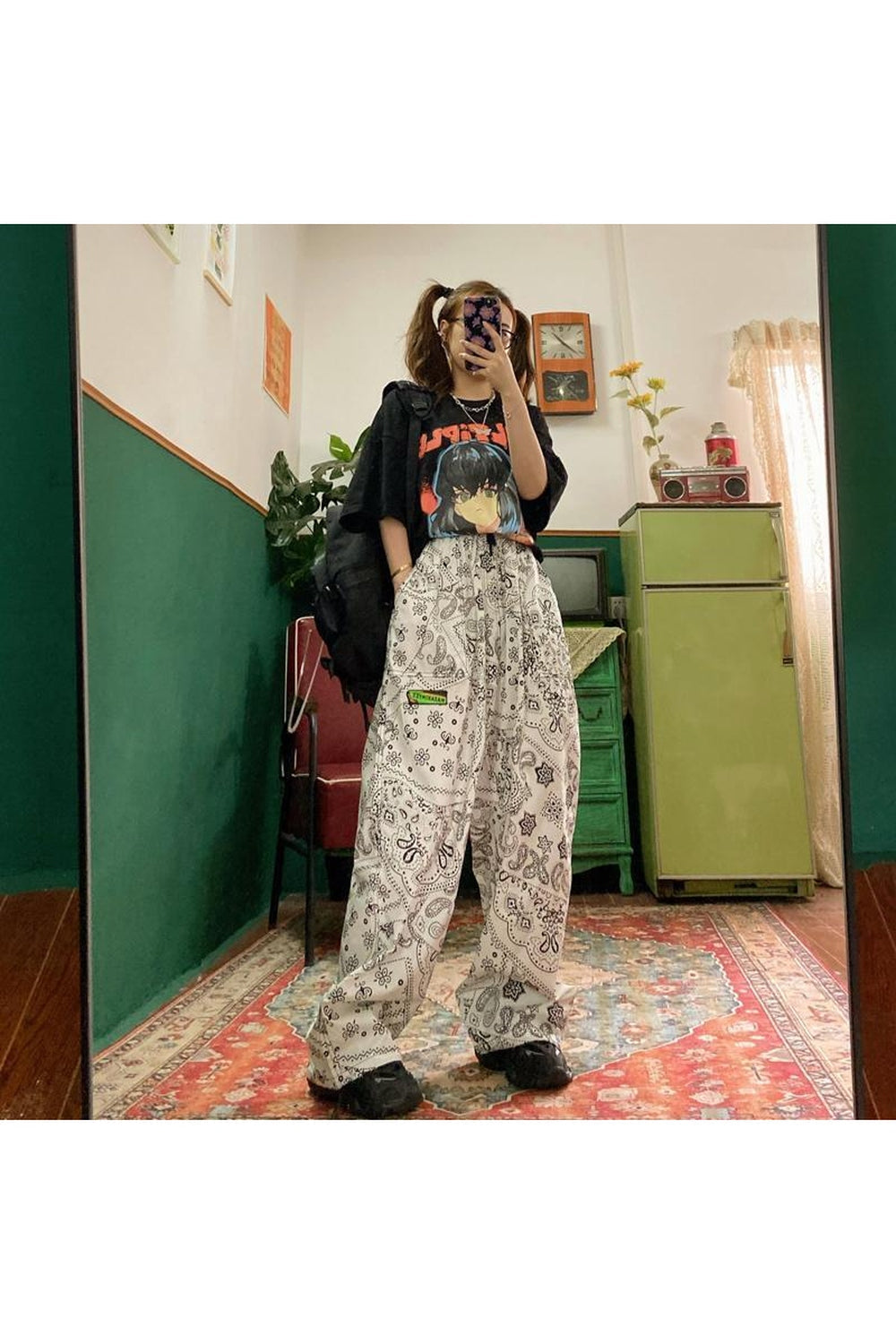 Y2k Teens Oversized Pants