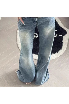 Fall Y2k Vintage Flared Jeans