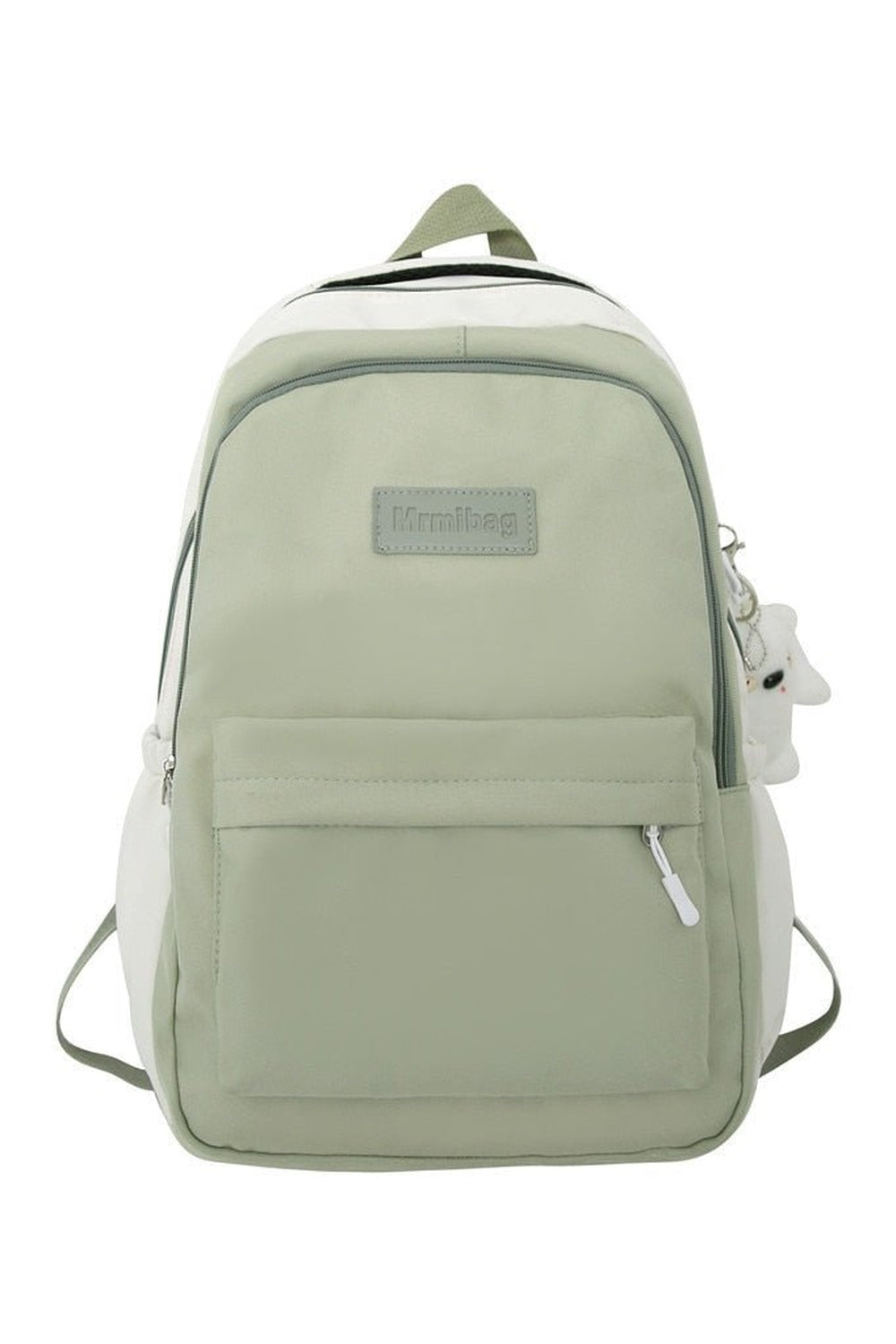 Green variant of Yellow School Backpack Travel, spacious.