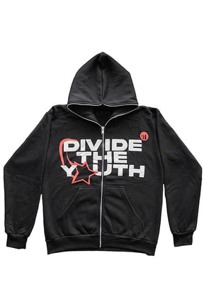 Fall Zip Hoodie "DIVIDE THE YOUTH"